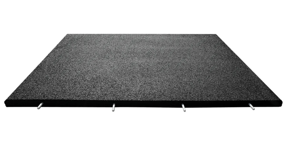 Pin-Verbinder alle 25 cm halten den Boden schwimmend.
